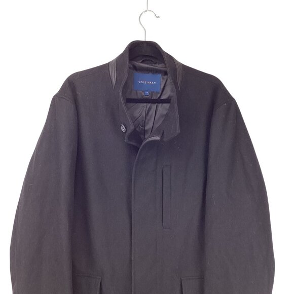 Cole Haan Mens Coat Jacket Size Large‎ Wool Blend Outerwear - Picture 3 of 10